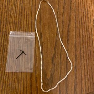 18k 20 Inch Gold plated Micro Tennis necklace